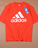 ESSENTIALS SINGLE JERSEY BIG LOGO TEE RED