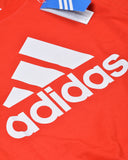 ESSENTIALS SINGLE JERSEY BIG LOGO TEE RED