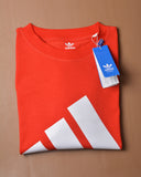 ESSENTIALS SINGLE JERSEY BIG LOGO TEE RED