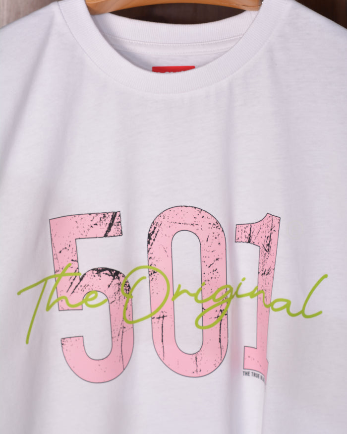 Levi's 501 The Original Tee  White