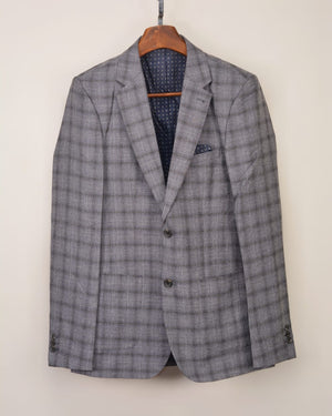 Spitalfields Grey Check Blazer