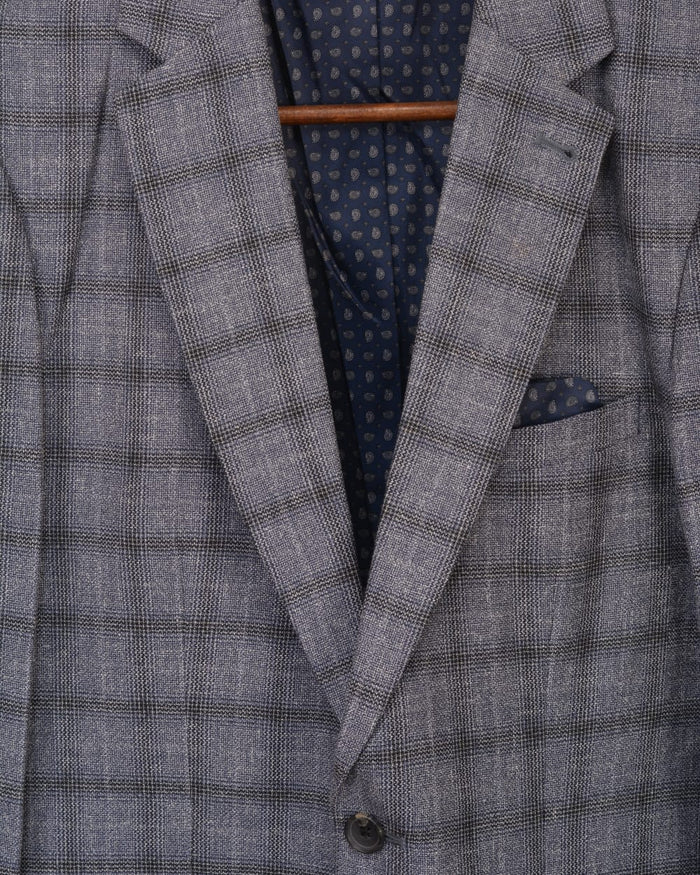 Spitalfields Grey Check Blazer