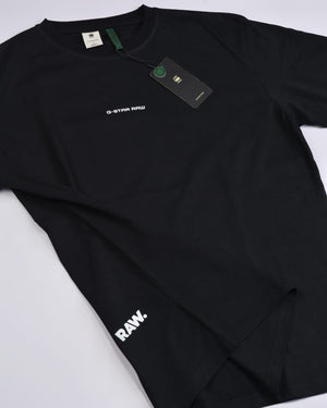 G-Star CENTER CHEST BOXY - Basic T-shirt Black