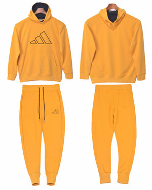 Adidas French Terry Set Yellow