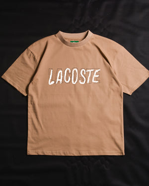 Lacoste Ultra Dry Printed Men's T-shirt Beige