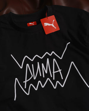 P Jaws Core Basketball Black T-Shirt