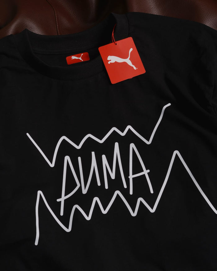 P Jaws Core Basketball Black T-Shirt