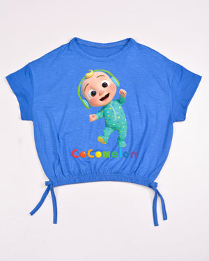 Kids Graphic Tee With Elastic Bottom