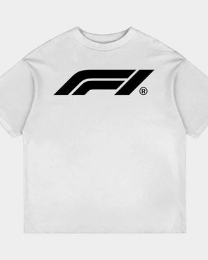 DAIGEN F1 Classic Oversized White Tee