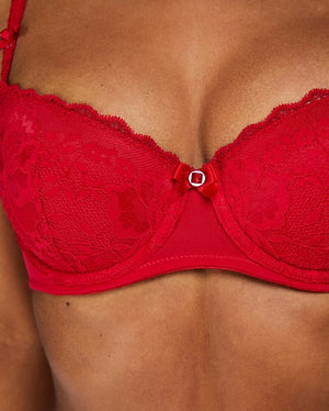 Hunkemoller women's Bra - Red