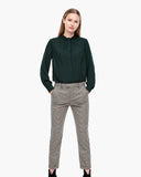 Q/S Designed by S.Oliver® Modal Tunic with Pleated Details - Dark Green
