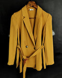 TU Woman Camel Belted Blazer