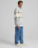 Bershka Printed sweatshirt with zipper