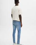 PULL&BEAR MEDIUM BLUE SUPER SKINNY JEANS