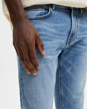 PULL&BEAR MEDIUM BLUE SUPER SKINNY JEANS