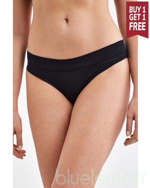 bluelemon® Yoga Panty - Microfiber Kinckers - Black - handsandhead