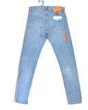 PULL&BEAR MEDIUM BLUE SUPER SKINNY JEANS