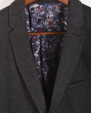 M&S COLLECTION  Textured Jersey Jacket Grey