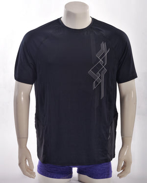 Newcential  Men's Functional Running Shirt (Black)