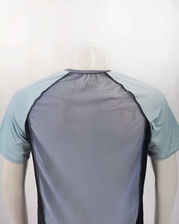 Newcential  Men's Functional Running Shirt (Grey)