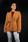 TU Woman Camel Belted Blazer
