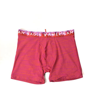 American Eagle | SPACE DYE 6" CLASSIC BOXER BRIEF REDISH PURPLE - handsandhead